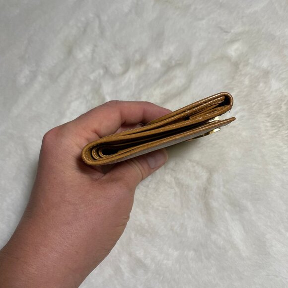 Gucci GG Vintage Monogram Guccissima Leather Compact Wallet Kisslock Clasp - Picture 6 of 15